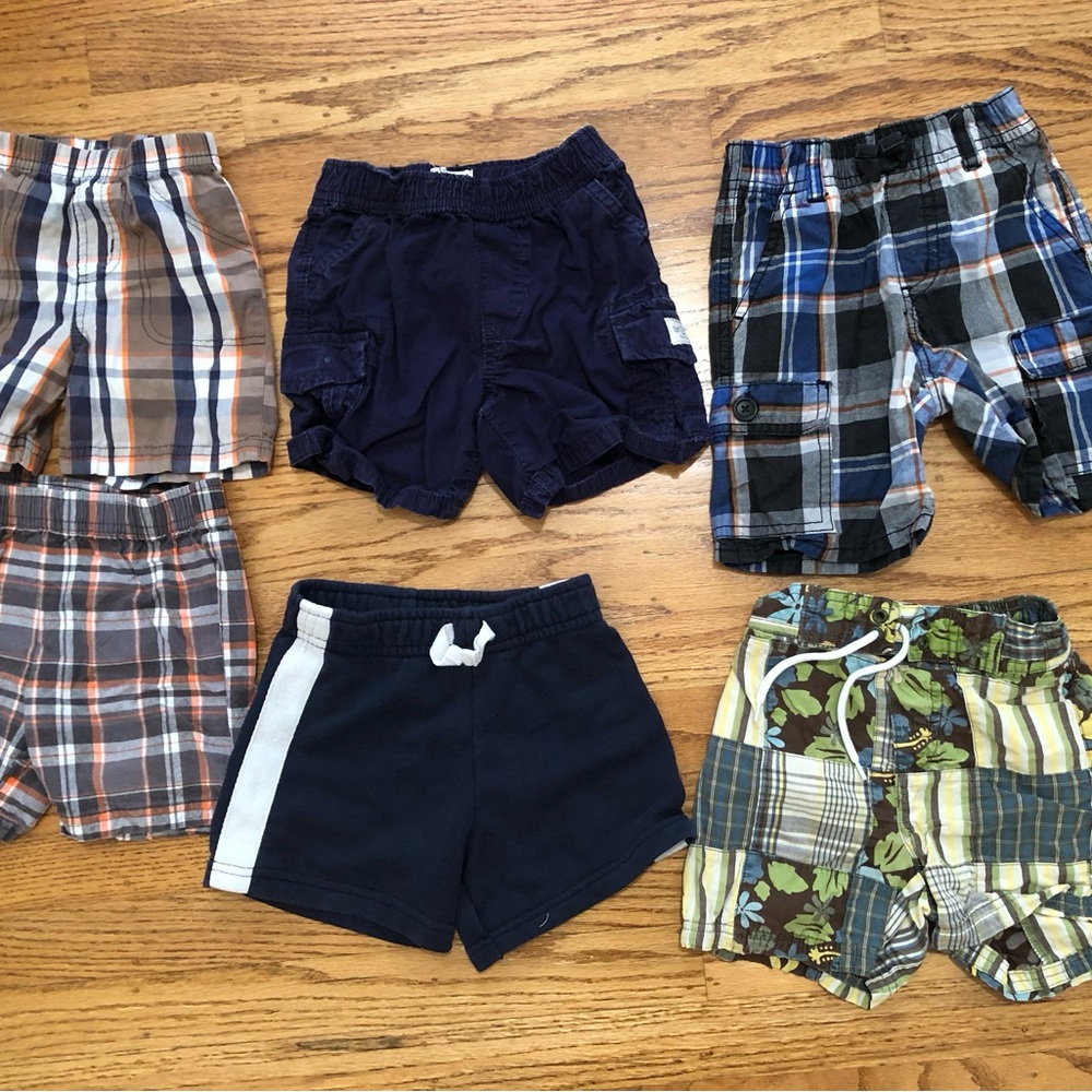 Baby/toddler 12-18 months shorts (bundle of 6)